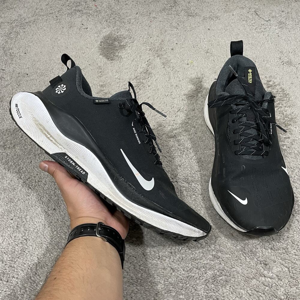Nike Infinity Run 4 Gore-Tex 'Black White' Mens Size 12 Storm-Tread FB2204-001